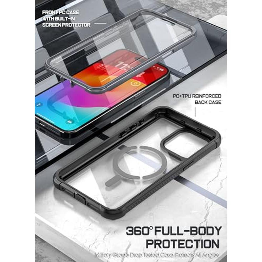 Compatible Clear Phone Case: MagPro Case Compatible with – Side View
