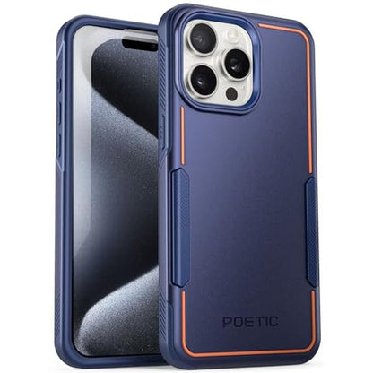 Case iPhone 15 Pro Max: Poetic Neon Series Dual Layer Slim – Front View