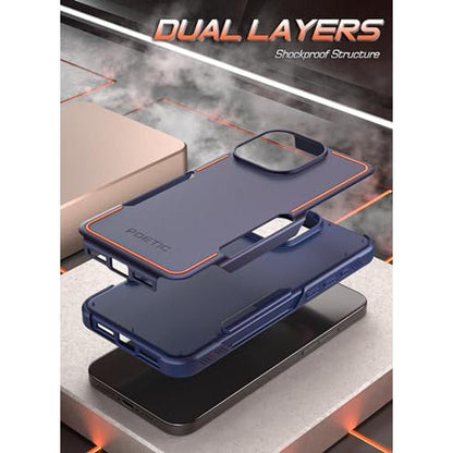 Case iPhone 15 Pro Max: Poetic Neon Series Dual Layer Slim – Side View