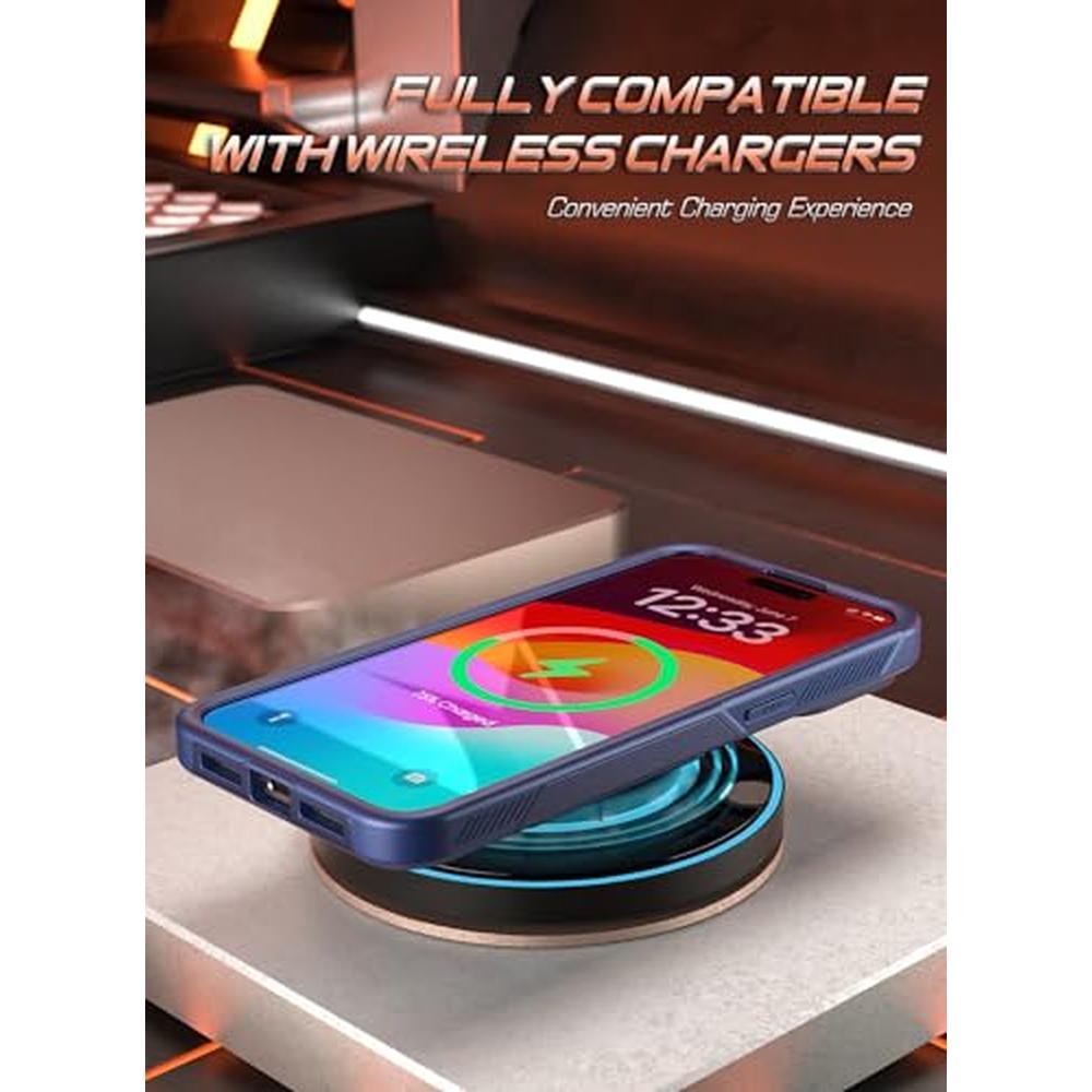 Case iPhone 15 Pro Max: Poetic Neon Series Dual Layer Slim – In Use