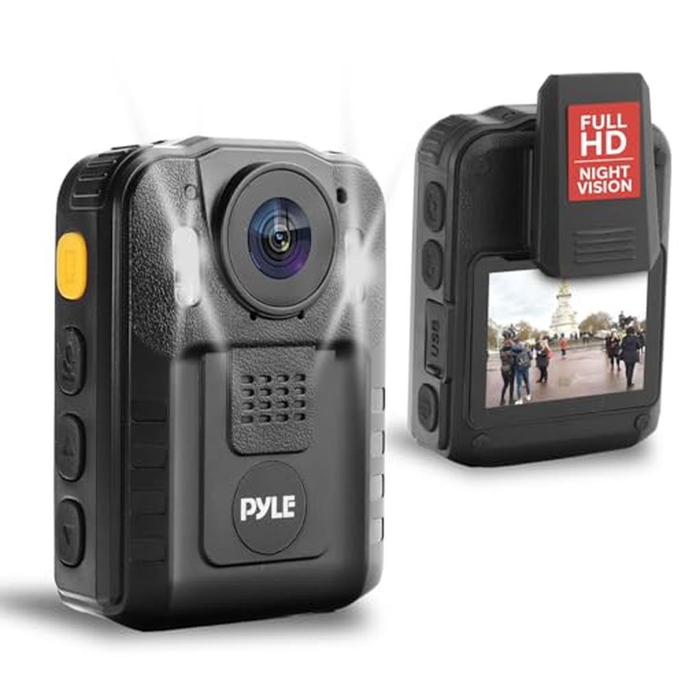 Video Police: Pyle PPCBM6 HD 2304x1296p Rechargeable – Front View