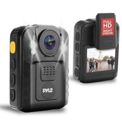 Video Police: Pyle PPCBM6 HD 2304x1296p Rechargeable – Front View