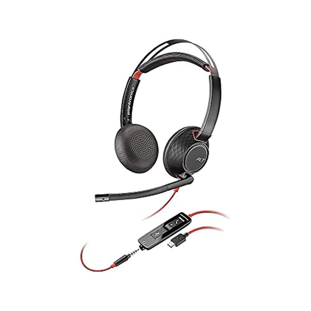 Headset Poly: Poly Blackwire 5220 USB-C Headset – Front View