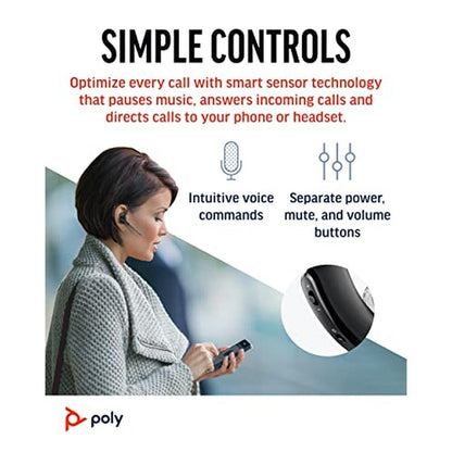Bluetooth Poly Voyager Legend Wireless Headset – In Use