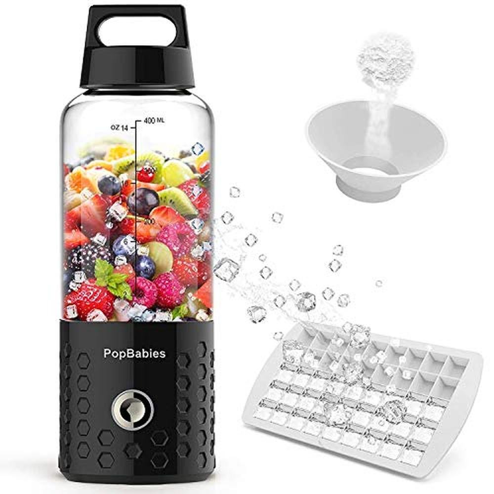 Blender: Popbabies Portable Blender Personal Blender for – Front View
