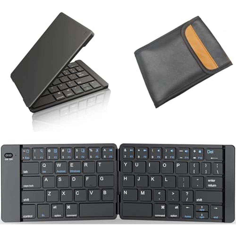 PopBloom Foldable Bluetooth Keyboard – Front View