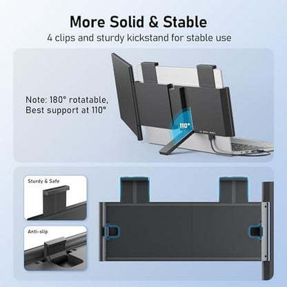 Laptop Screen Extender: Pornitor 14 FHD 1080P IPS – In Use