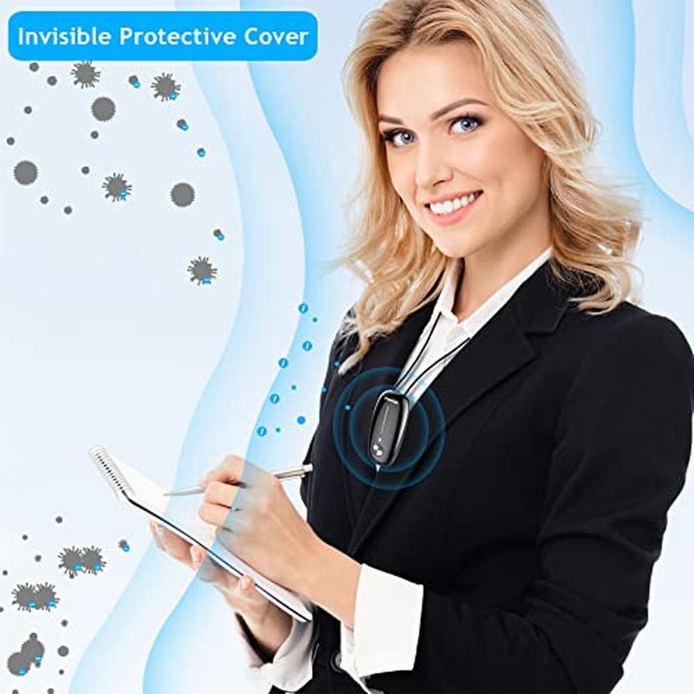 Air Purifier: Timeage Personal Air Purifier Necklace – Side View