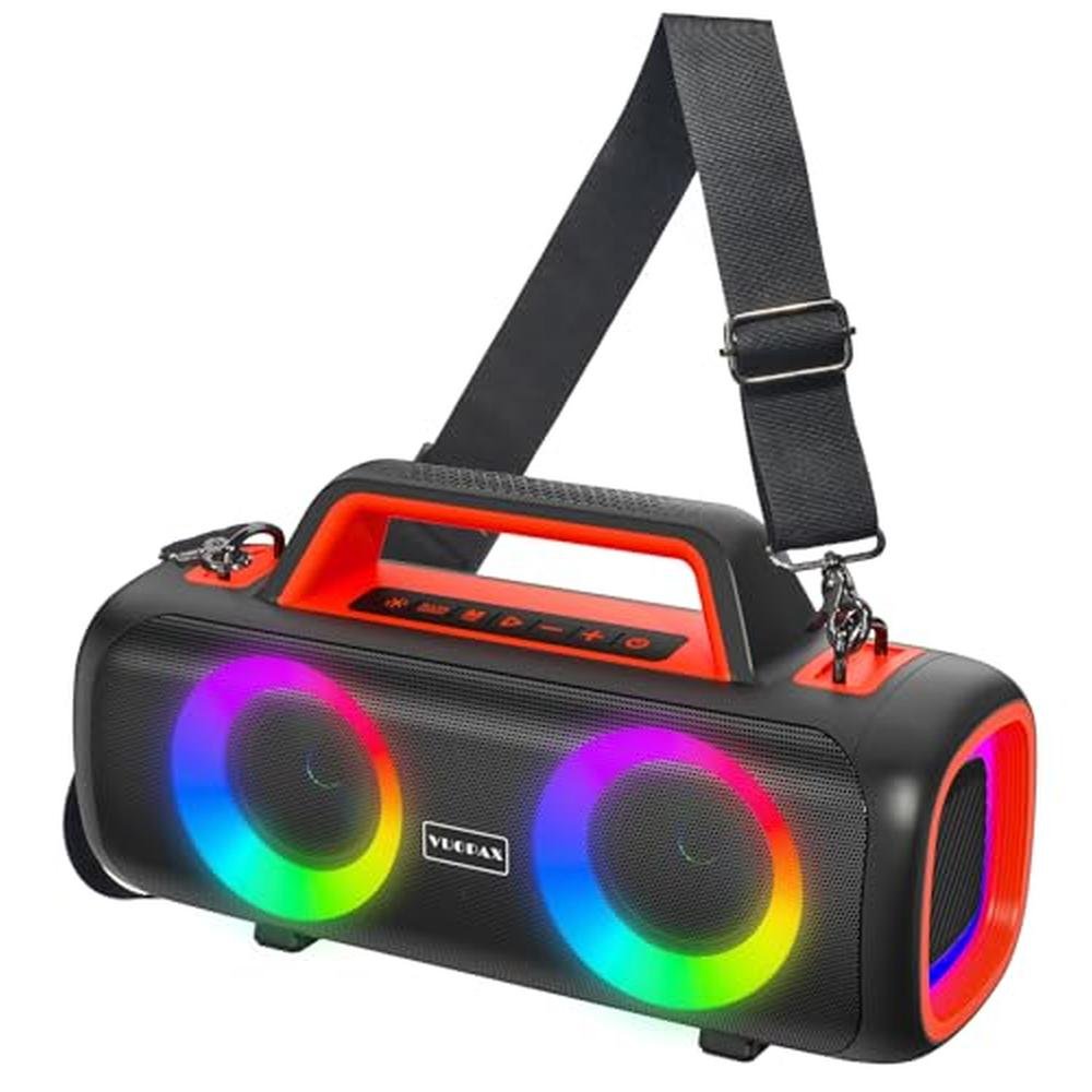 Speaker Outdoor: Portable Bluetooth 140W Loud Wireless – Front View