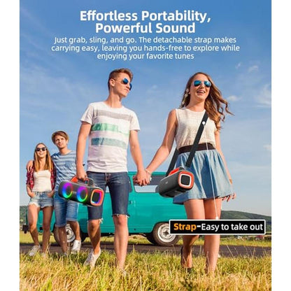 Speaker Outdoor: Portable Bluetooth 140W Loud Wireless – Packaging