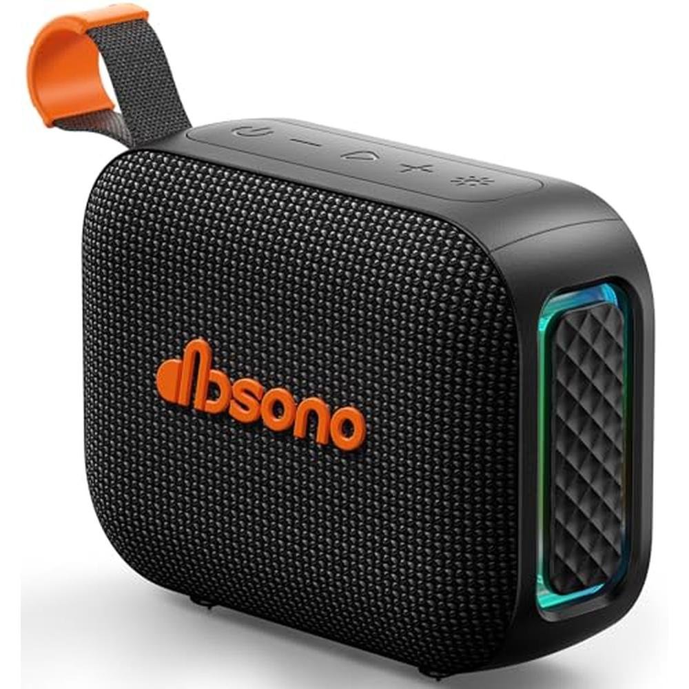 Portable Bluetooth Speaker: Waterproof IPX5 HD Sound Up to – Front View