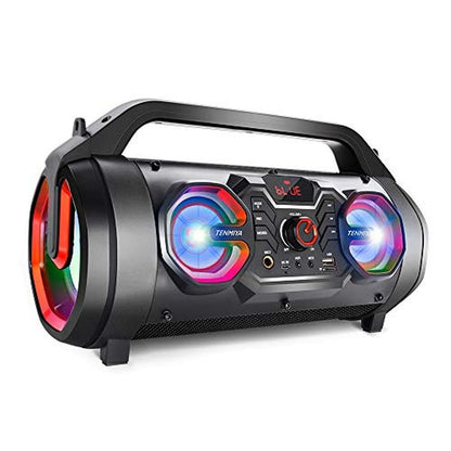 Speaker Portable: Premium Bluetooth Speaker with Subwoofer – Front View