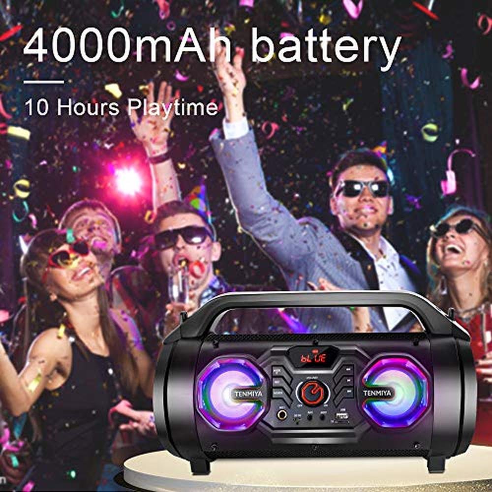 Speaker Portable: Premium Bluetooth Speaker with Subwoofer – Close-up Detail