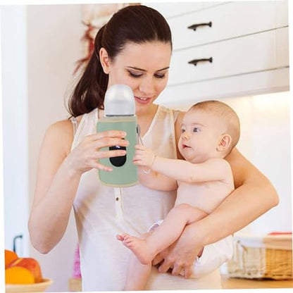 Bottle Warmer: Portable 18W Quick Heating Baby Bottle – In Use