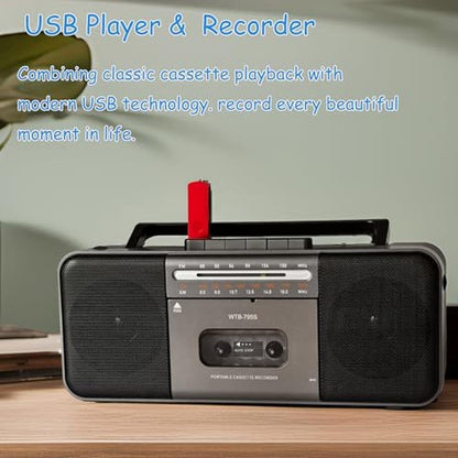 Cassette Portable: Premium Portable Cassette Tape Player – Packaging