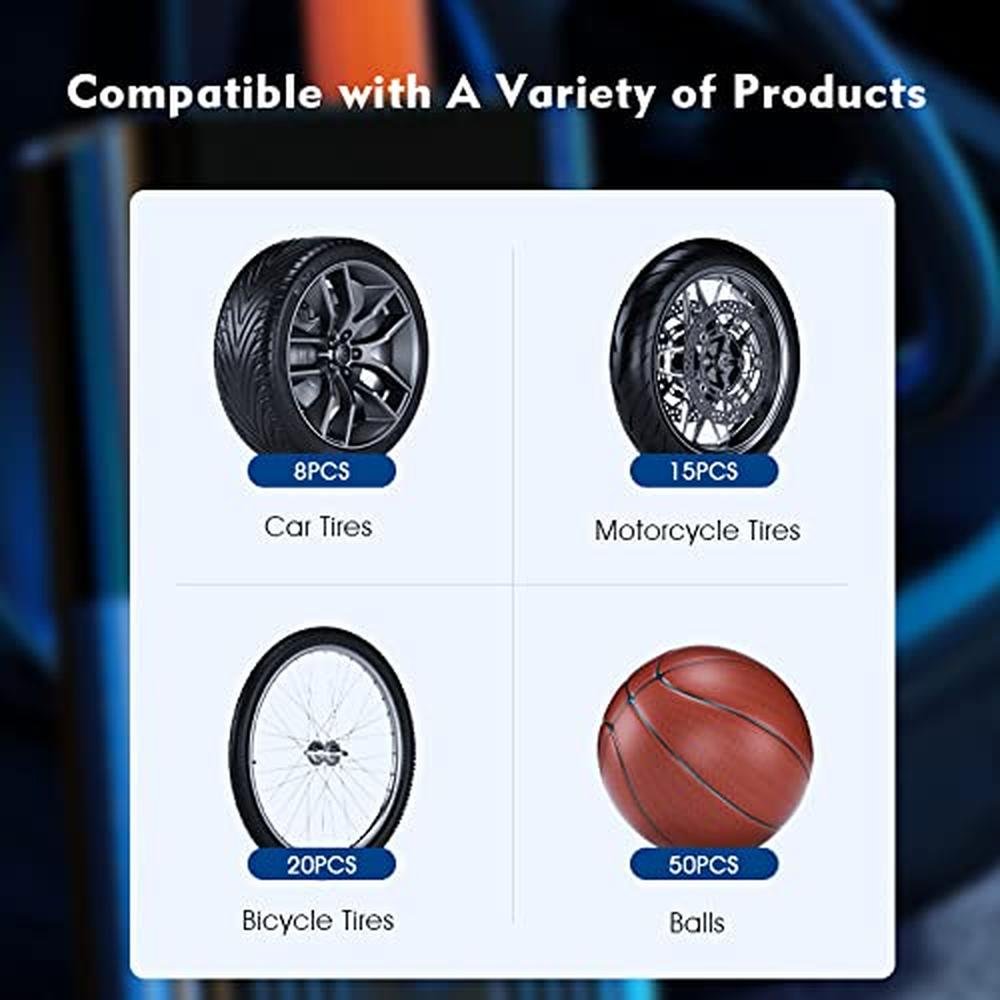 Tire Portable Air Pump: Cordless Tire Inflator Automatic – Packaging
