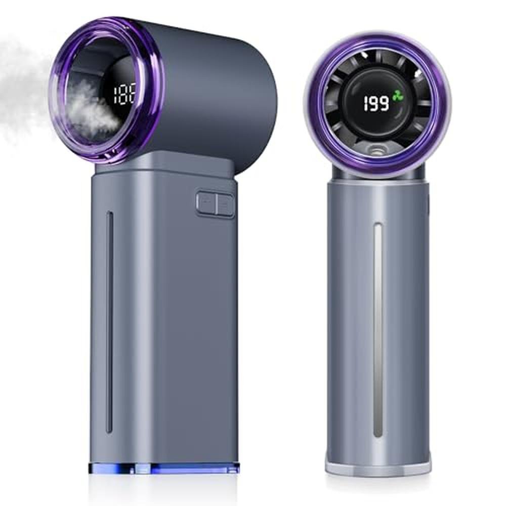 Portable Fan: Mini Handheld Fan 5000mAh Rechargeable – Front View