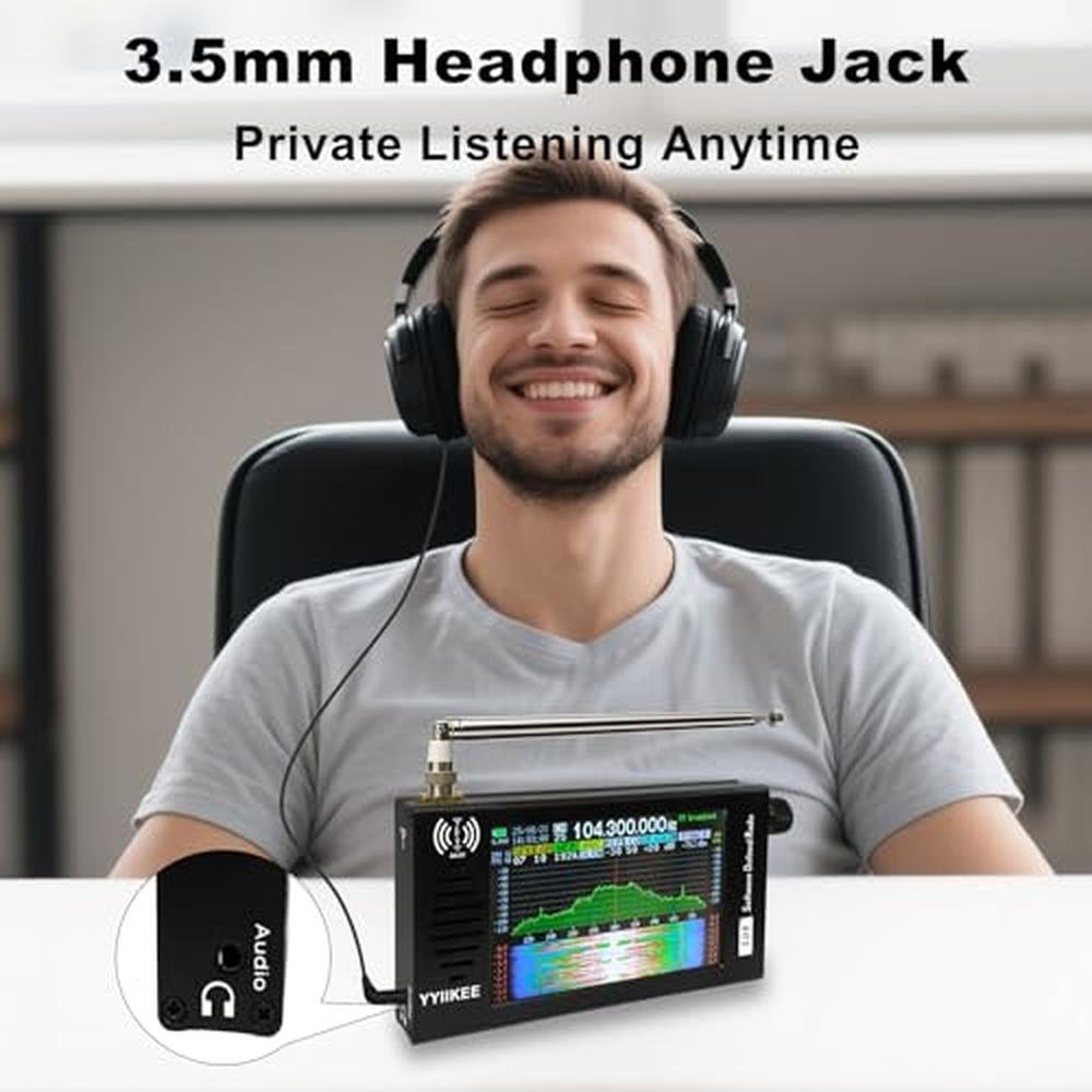 Portable SDR: DSP Radio Receiver 4.3 Touchscreen – Packaging
