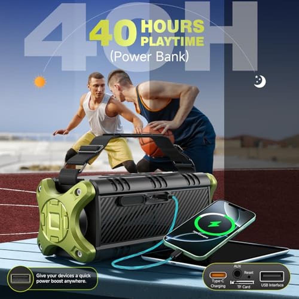 Speaker Portable: W-KING 90W Max Loud Outdoor Speaker – Packaging