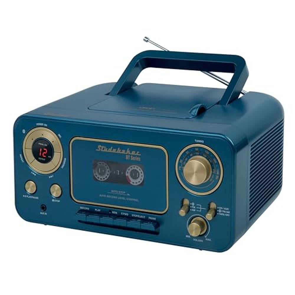 Portable Stereo CD Player with Bluetooth – Front View