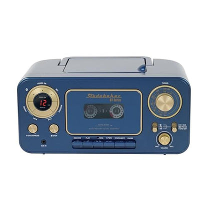 Portable Stereo CD Player with Bluetooth – Side View