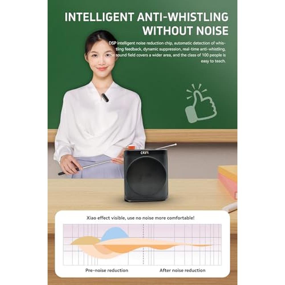 Portable Voice Amplifier: Rechargeable Mini Wireless Voice – Close-up Detail