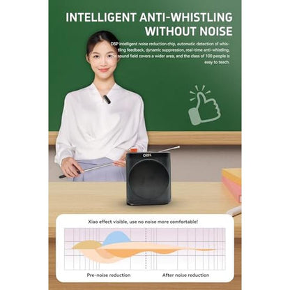 Portable Voice Amplifier: Rechargeable Mini Wireless Voice – Close-up Detail