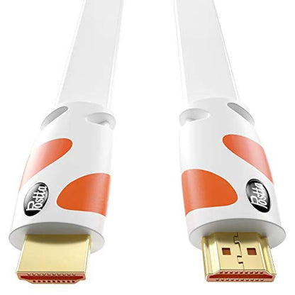HDMI Cable: Postta Flat 25 Feet 4K HDMI 2.0 Cable – Close-up Detail