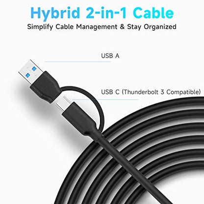Powered USB Hub: Rosonway 7 Ports USB 3.1/3.2 Gen 2 – In Use