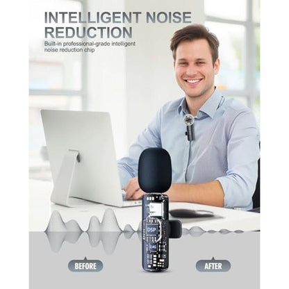 Microphone PQRQP: PQRQP 3 in 1 Professional Wireless – Close-up Detail