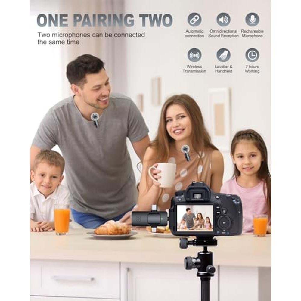 Microphone PQRQP: PQRQP 3 in 1 Professional Wireless – In Use