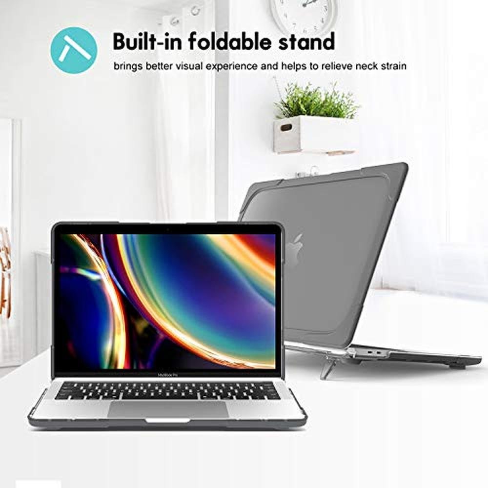 Macbook Pro Case: Premium Hard Shell Case with Dual Layer – In Use