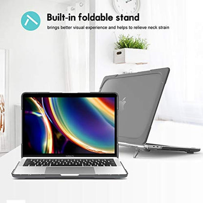 Macbook Pro Case: Premium Hard Shell Case with Dual Layer – In Use