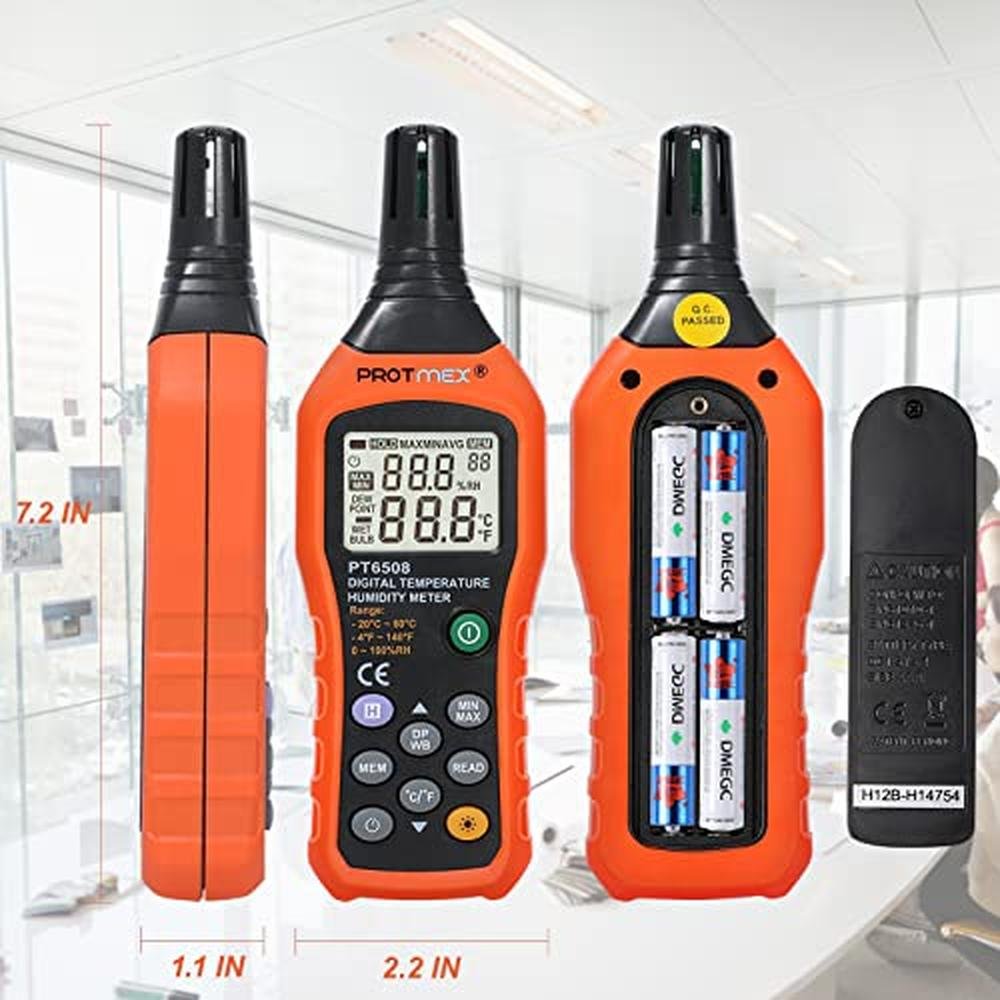 Protmex Digital Temperature Humidity Meter – In Use