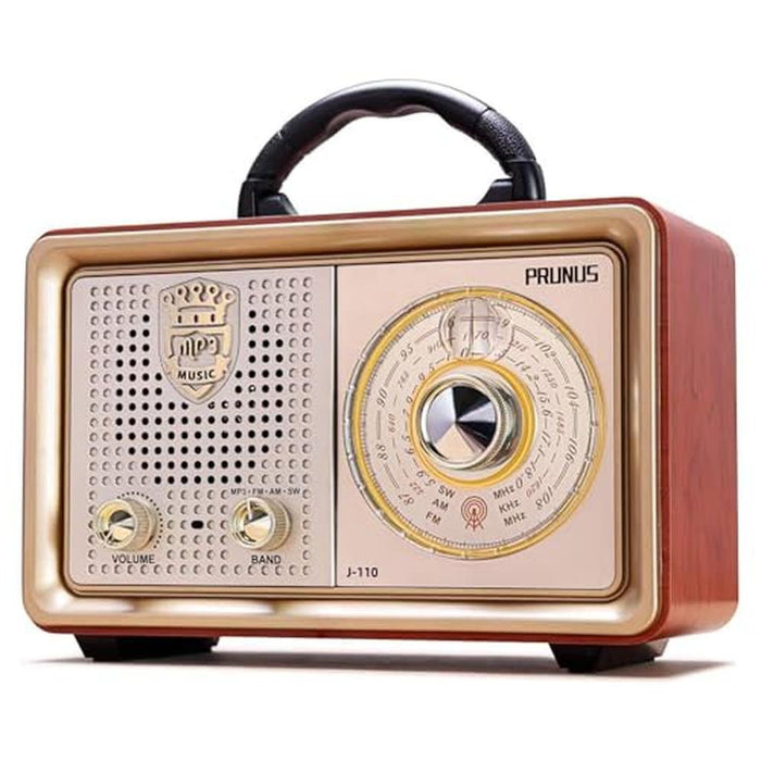PRUNUS J-110 Radio Portable AM FM – Front View