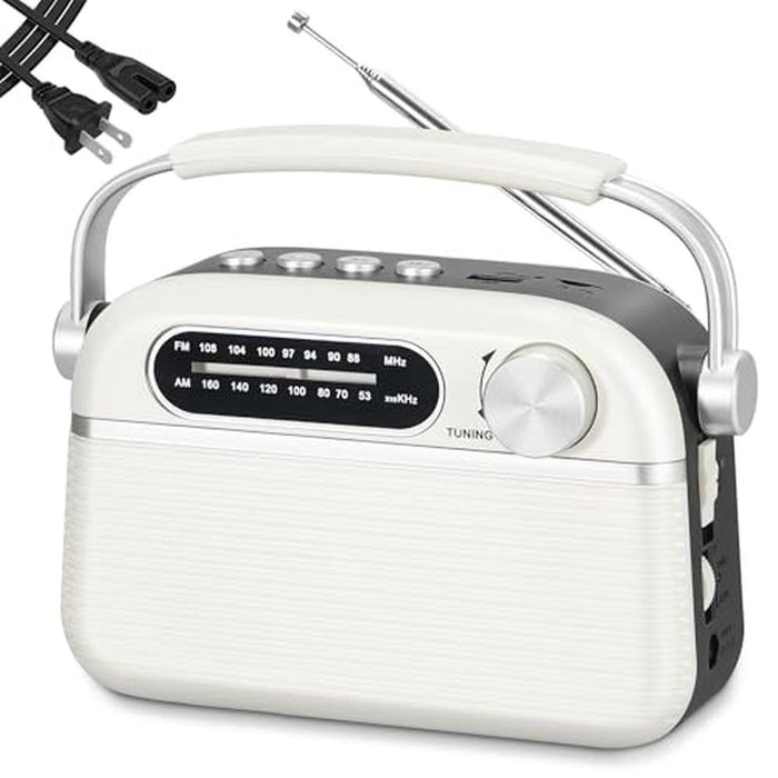 PRUNUS J-130 Radio Portable AM FM – Front View