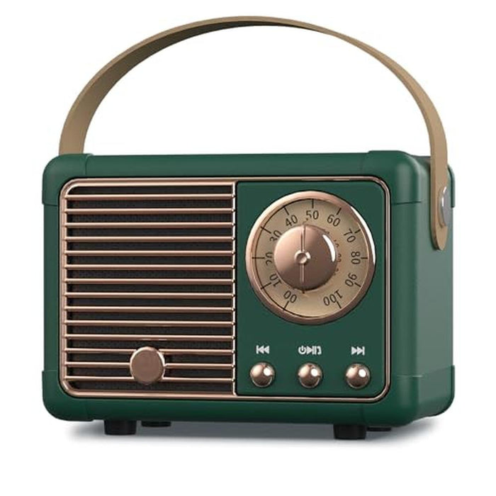 PRUNUS J-999 Retro Bluetooth Speaker – Front View