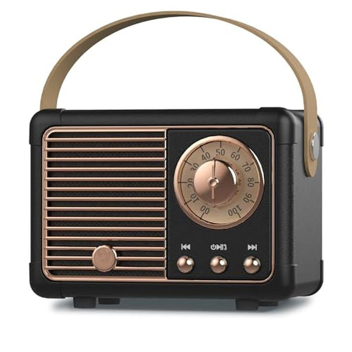 PRUNUS J-999 Retro Bluetooth Speaker – Front View