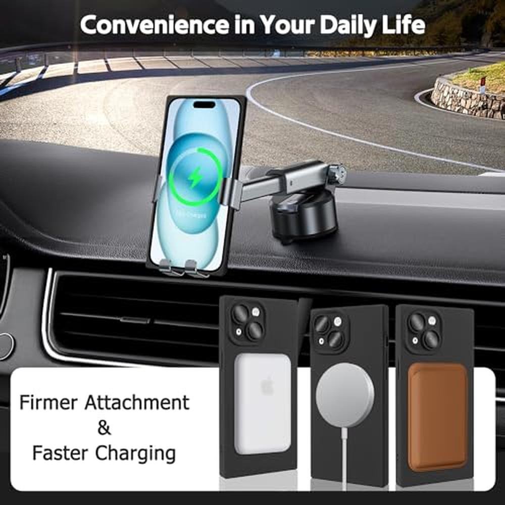 iPhone Case: PSIOXY Designed for iPhone 15 Magnetic Case – Side View