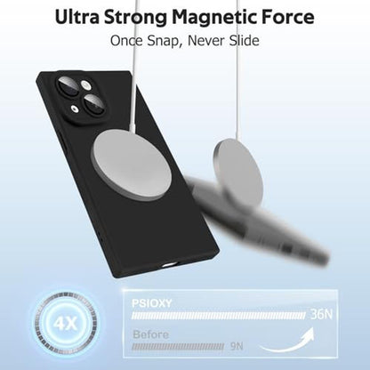 iPhone Case: PSIOXY Designed for iPhone 15 Magnetic Case – Close-up Detail