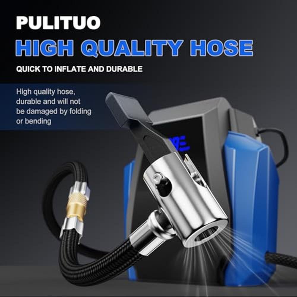 Air Car Accessories: PULITUO Tire Inflator Portable 12V DC – Packaging