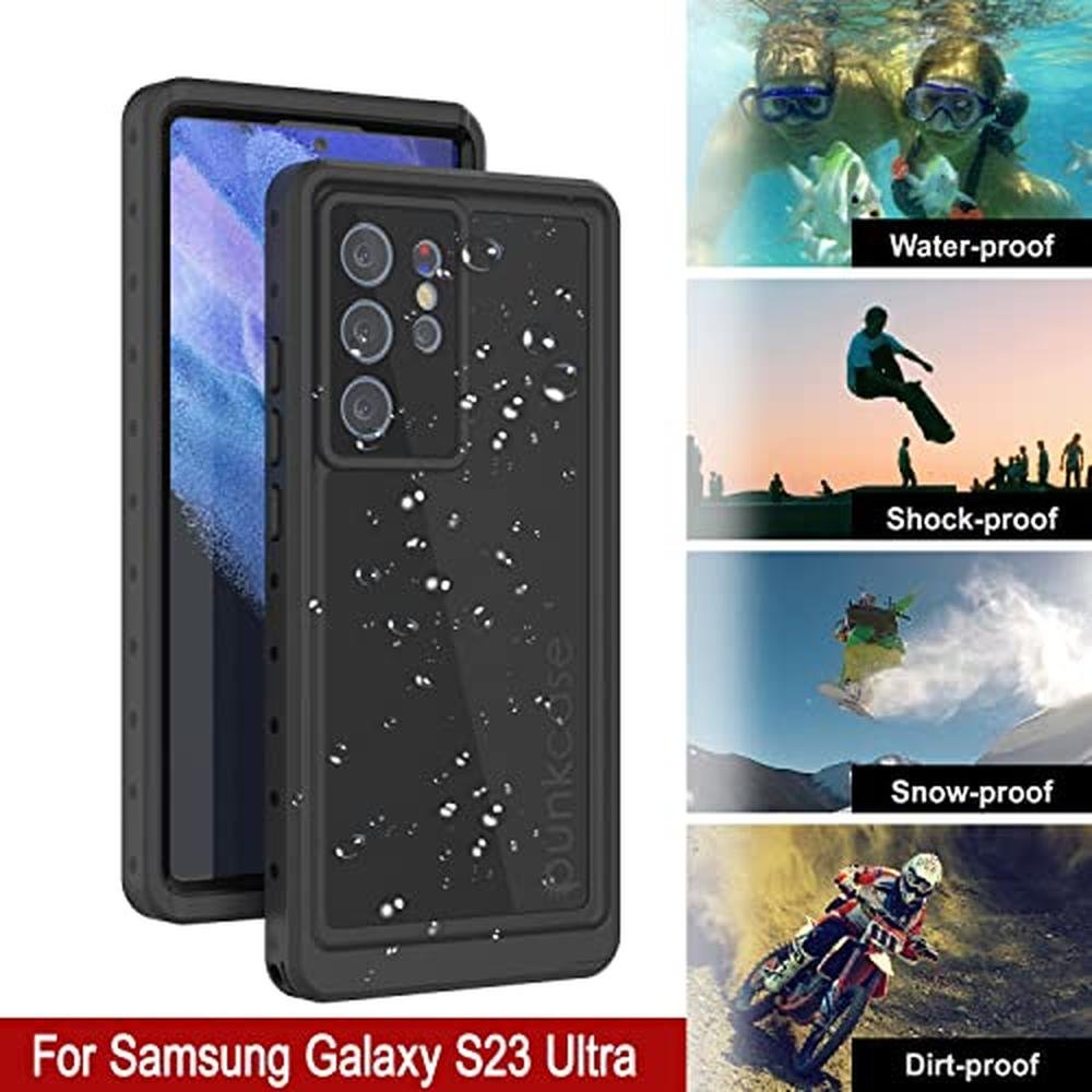Galaxy S23 Ultra: Punkcase Studstar Series Slim Fit IP68 – Side View