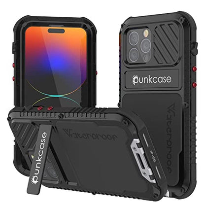 PunkCase Waterproof Case for iPhone 14 Pro Max – Front View