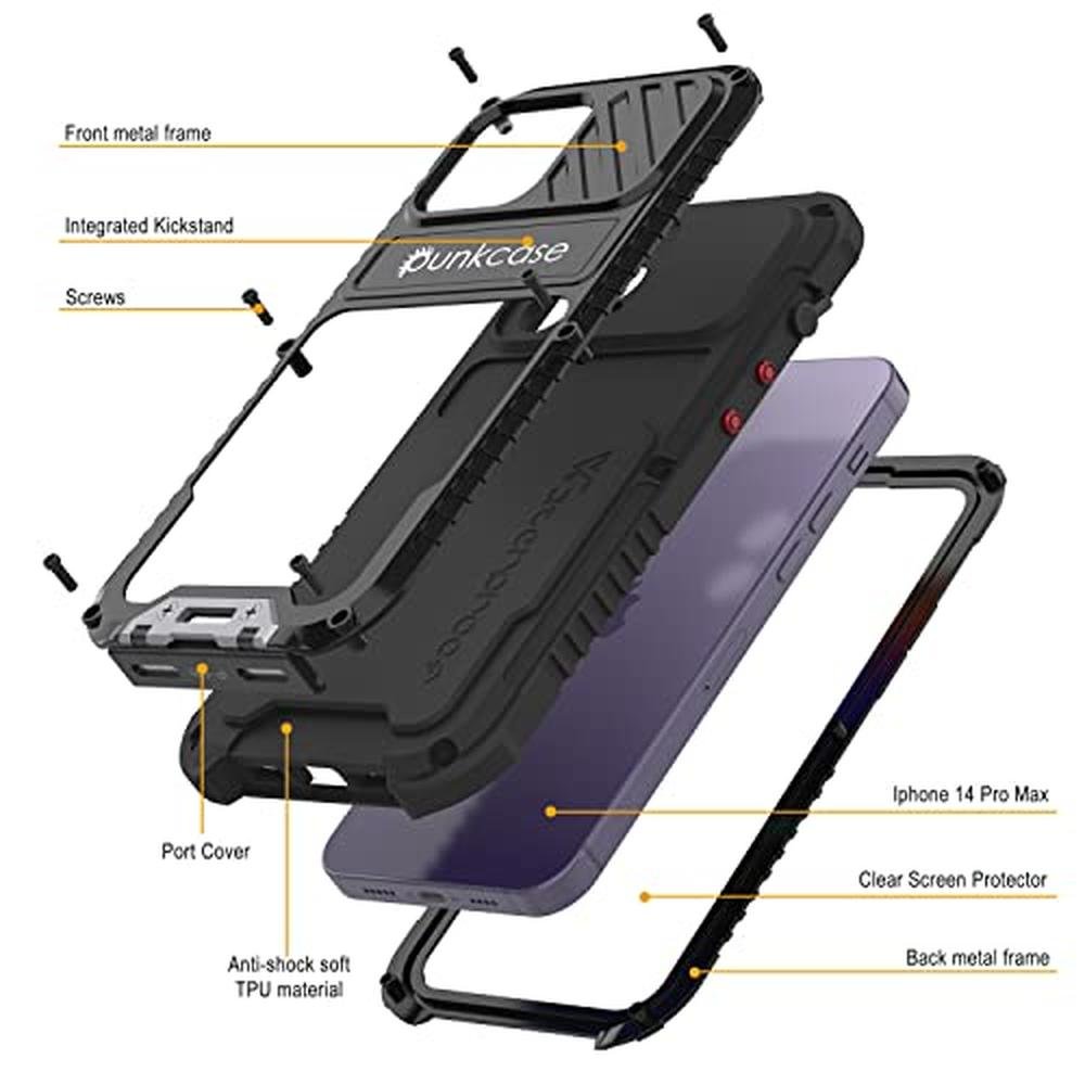 PunkCase Waterproof Case for iPhone 14 Pro Max – In Use