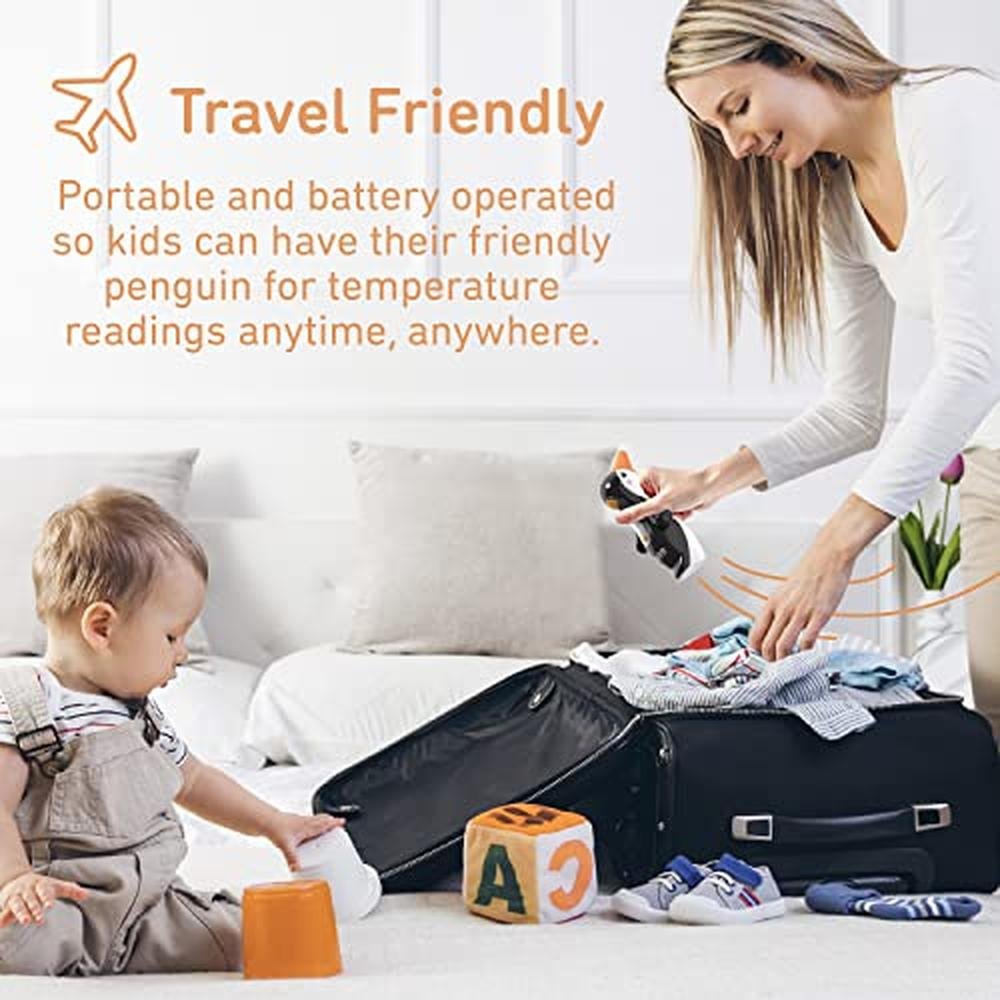 Pure Enrichment PureBaby Penguin Ear Thermometer – Close-up Detail