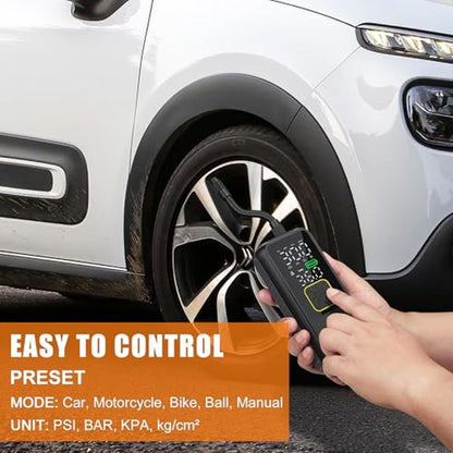 Tire Inflator: Pwperry Portable Air Compressor 4x Faster – Packaging
