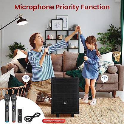 Pyle 10'' Portable Wireless Bluetooth Speaker System – In Use
