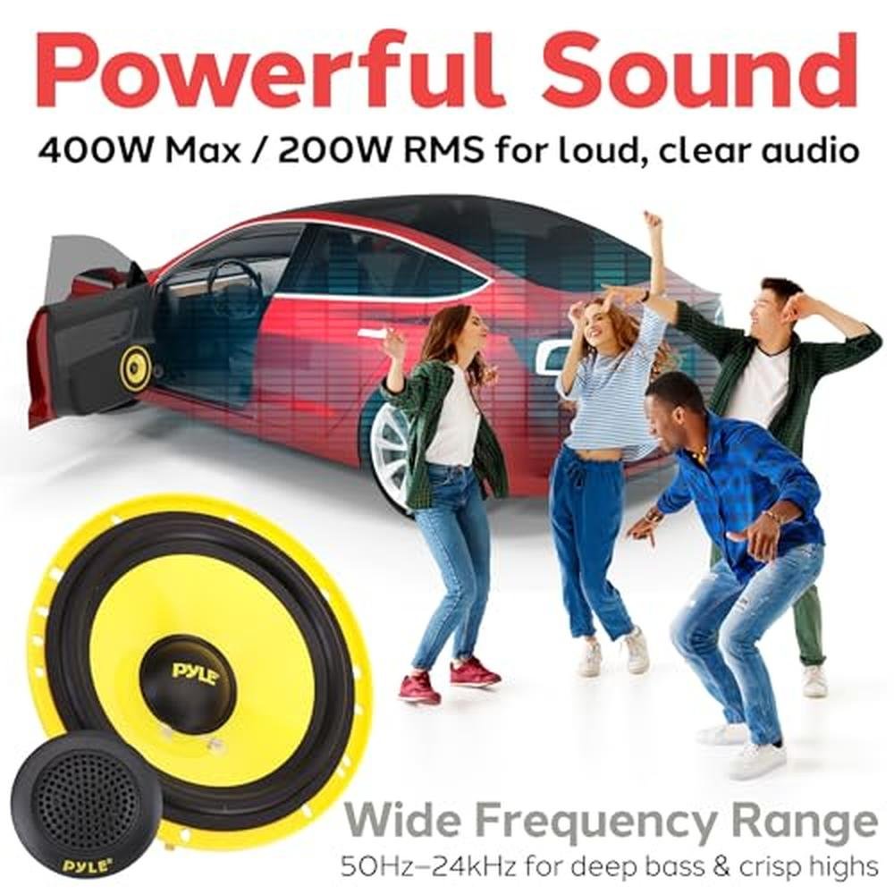Pyle 2 Way Custom Component Speaker System – Side View