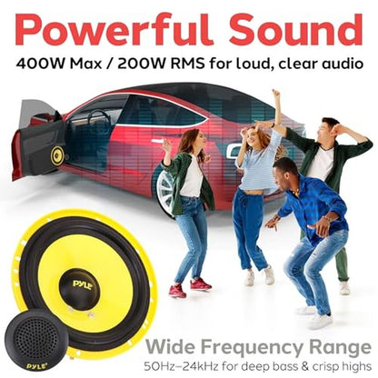 Pyle 2 Way Custom Component Speaker System – Side View