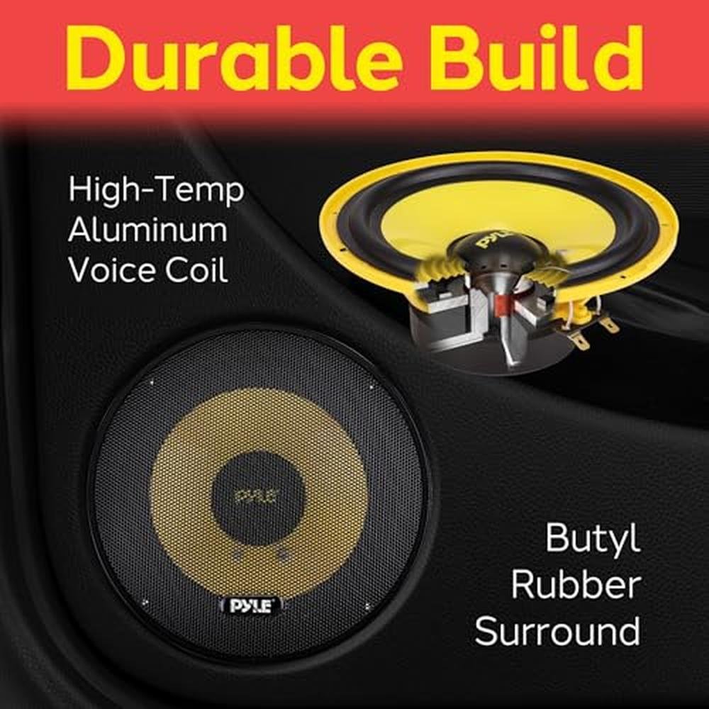 Pyle 2 Way Custom Component Speaker System – Close-up Detail